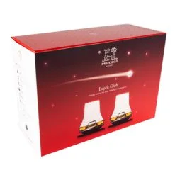 Peugeot Esprit Club Whiskyglas Med Kylbricka Och Underlägg -Rödvinsglas Affär esprit club whiskyglas box
