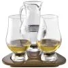 Glencairn Crystal Glencairn Tasting Set Med Handgjord Träplatta -Rödvinsglas Affär glencairn tasting set med t