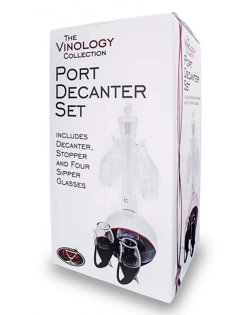 Vinology Portvinskaraff Med 4 St Glas 4 Vinology Portvinskaraff Med 4 St Glas - Bild 2